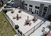 Thumbnail 22 of 27 - Property patio at The Landing Apartments, Avon, IN