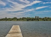 Thumbnail 46 of 46 - A wooden dock at Standing Bear Lake, Omaha, NE