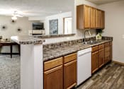 Thumbnail 21 of 46 - Kitchen Countertop at Standing Bear Lake, Omaha, Nebraska
