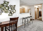 Thumbnail 23 of 46 - Dining And Kitchen View at Standing Bear Lake, Omaha, Nebraska