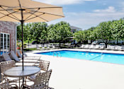 Thumbnail 8 of 46 - Poolside Dining Area at Standing Bear Lake, Omaha, 68164