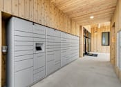 Thumbnail 29 of 36 - A LUXER branded storage unit in a wooden building.