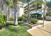 Thumbnail 1 of 9 - Apartment Entrance at Courtyard, Redwood City, California