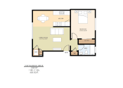 Thumbnail 16 of 17 - 1x1 Floorplan