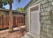 Thumbnail 9 of 27 - A white door with a sign that says laundry room.