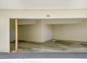 Thumbnail 15 of 36 - the inside of a parking garage with a pole