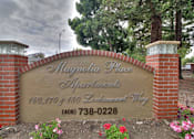 Thumbnail 1 of 41 - Welcoming Property Signage at Magnolia Place, Sunnyvale, California