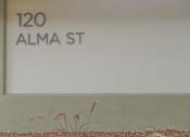 Thumbnail 14 of 47 - A sign that says 120 Alma St.