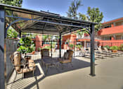 Thumbnail 7 of 27 - Shaded Lounge Area By Pool at Californian, California, 94040