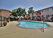 Thumbnail 5 of 27 - Extensive Resort Inspired Pool Deck at Californian, Mountain View, CA, 94040