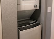 Thumbnail 20 of 47 - A white dishwasher is installed in a kitchen.