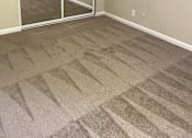 Thumbnail 15 of 26 - A room with a carpeted floor and a glass door.