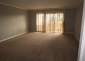 Thumbnail 29 of 30 - A room with carpeted floor and a window with blinds.