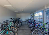Thumbnail 13 of 23 - a large group of bikes parked in a room
