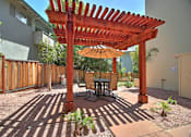 Thumbnail 6 of 23 - Shaded Outdoor Courtyard Area at Belmont Square, Belmont