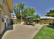 Thumbnail 21 of 35 - Shaded Outdoor Courtyard Area at The Arbors at Mountain View, Mountain View, California