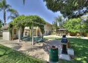 Thumbnail 28 of 35 - Garden Courtyard With Grills at The Arbors at Mountain View, Mountain View, California