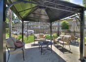 Thumbnail 8 of 35 - Shade space to relax near pool at The Arbors at Mountain View, Mountain View, California