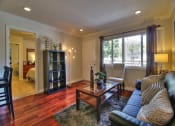 Thumbnail 11 of 35 - living room with large window at The Arbors at Mountain View, Mountain View, CA