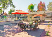 Thumbnail 92 of 103 - Shaded Outdoor Courtyard Area at Balboa Apartments, Sunnyvale