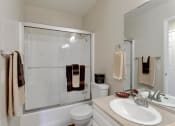 Thumbnail 61 of 80 - Bright Bathroom at Casa Alberta Apartments, Sunnyvale
