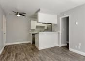 Thumbnail 49 of 80 - Living Area With Kitchen at Casa Alberta Apartments, Sunnyvale, 94087