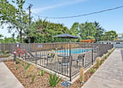 Thumbnail 6 of 44 - Pool with fence around it