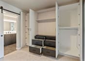 Thumbnail 48 of 62 - Closets with shelves at Nuovo Apartments, Washington, 98005