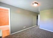 Thumbnail 20 of 20 - A room with a carpeted floor and a ceiling light at Maplehurst Apartments, Tennessee 37902