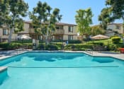 Thumbnail 21 of 41 - the swimming pool at the falls at rolland park apartments tx