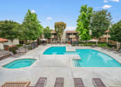 Thumbnail 22 of 24 - our apartments have a swimming pool with chairs and trees