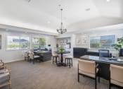 Thumbnail 62 of 68 - the preserve at ballantyne commons clubhouse with dining area and living room