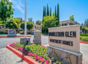 Thumbnail 23 of 61 - a sign that says wimbledon glen apartments