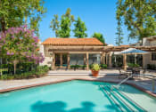 Thumbnail 16 of 40 - the swimming pool at the backyard of a house with a pool