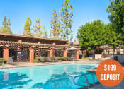 Thumbnail 1 of 34 - an image of a swimming pool with a 198 deposit on it