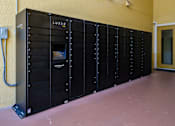 Thumbnail 18 of 42 - a large group of lockers in a room