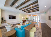 Thumbnail 6 of 27 - Madison Palms | Jacksonville, FL | Clubroom with Kitchen  and TV