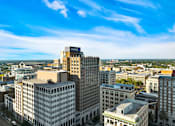 Thumbnail 28 of 40 - The Residences at Barnett | Downtown Jacksonville | aerial view of the building