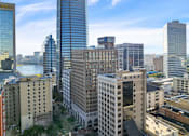 Thumbnail 27 of 40 - The Residences at Barnett | Downtown Jacksonville | aerial view of the building