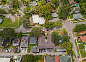 Thumbnail 28 of 32 - arial view of a neighborhood with houses and trees