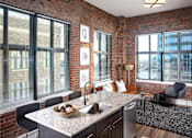 Thumbnail 7 of 40 - The Residences at Barnett | Downtown Jacksonville | 1 Bedroom Kitchen