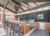 Thumbnail 10 of 61 - Outdoor Summer Kitchen with Gas Grill