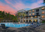 Thumbnail 59 of 60 - Elegant resort pool and spa in Longleaf at St. Johns, St. Johns, FL, perfect for relaxation