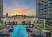 Thumbnail 18 of 114 - Allure Hermann Park | Infinity Pool with Private Cabanas