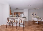 Thumbnail 26 of 50 - Harbor Cove Apartments Kitchen Open Kitchen and Dining Area