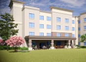 Thumbnail 4 of 6 - Monroe Place Apartments | Clubhouse  Patio