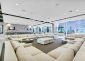 Thumbnail 29 of 114 - Allure Hermann Park | Resident Lounge with Stunning Views of Hermann Park