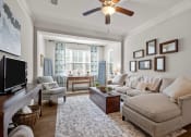 Thumbnail 5 of 13 - living room at The Arbors at East Village, Clayton, NC, 27527