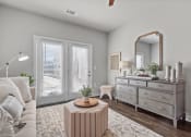 Thumbnail 6 of 22 - Spacious Living Room at Spinning Mill Lofts, Clayton, NC 27520