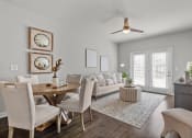Thumbnail 5 of 22 - Spacious Living Room at Spinning Mill Lofts, Clayton, NC 27520